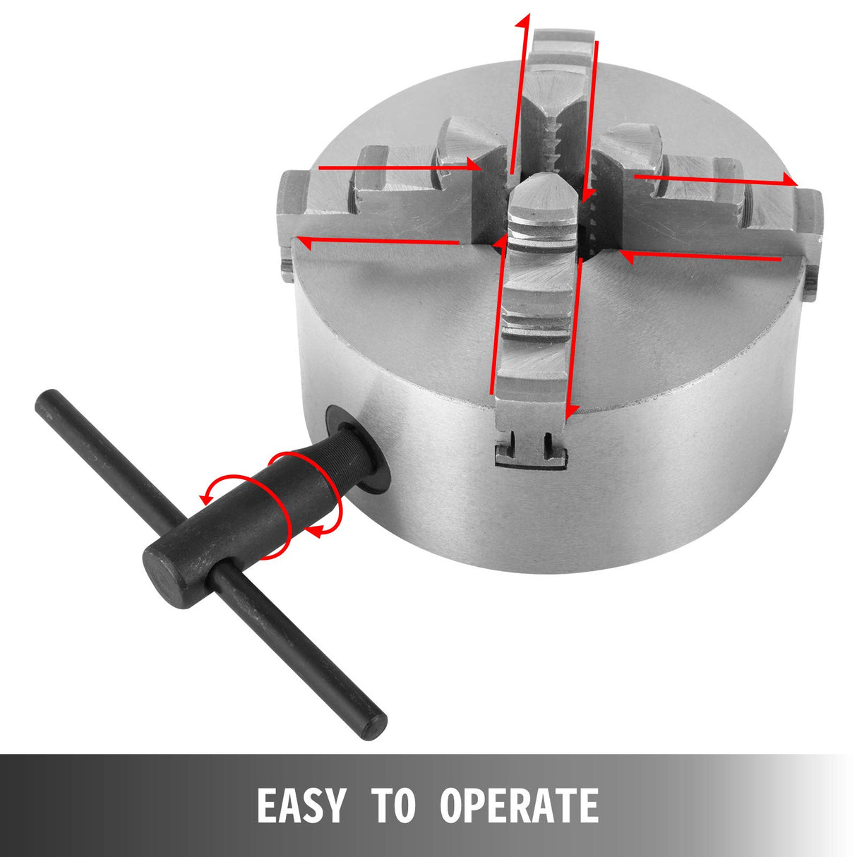 VEVOR Mini Metal Lathe Machine, 7'' x 16'', 800W Precision Benchtop Power Metal Lathe, 150-2500 RPM Continuously Variable Speed, with 3.9'' 3-jaw VEVOR