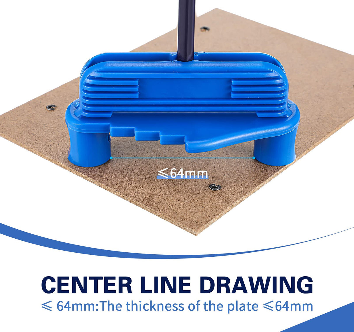 4 Pieces Center Scriber Center Marking Tool Line Scriber Woodworking Offset Marking Center Finder Wood Scribe Marking Gauge Line Positioning Frienda