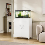 MIIIKO Metal Locker with 2 Doors, White Storage Sideboard Accent Cabinets for Kitchen, Pantry, Home Office and Bedroom MIIIKO