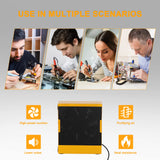 Solder Fume Extractor Smoke Absorber Remover Smoke Prevention Absorber 12V DIY Working Fan for Soldering Station NOEVSBIG