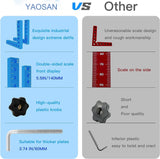 YAOSAN upgrade 90 Degree Positioning Squares Right Angle Clamping squares Clamps Aluminum Alloy Woodworking Carpenter Corner Clamping Square 5.5" YAOSAN