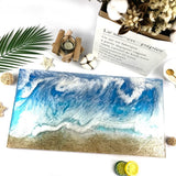 SOFEA Resin Pattern, River Table Silicone Mold with Table Legs Resin Epoxy Craft Polymer Clay Craft DIY Ornament Jewelry Making Tools SOFEA