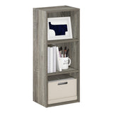 Furinno Luder Bookcase / Book / Storage , 3-Tier, Frenck Oak Furinno