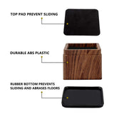 BTSD-home 3 Inch Wood Bed Risers Furniture Risers Bed Frame Lifters in Heights of 3 or 6 Inch Heavy Duty Set of 4 Square BTSD-home