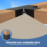 Tocretoare Pergola Kit, Woodworks Pergola Brackets 6" x 6" (Actual: 5.5x5.5 Inch), 2 Pack 4-Way Right Angle Corner Brackets, Powder-Coated Pergola TOCRETOARE