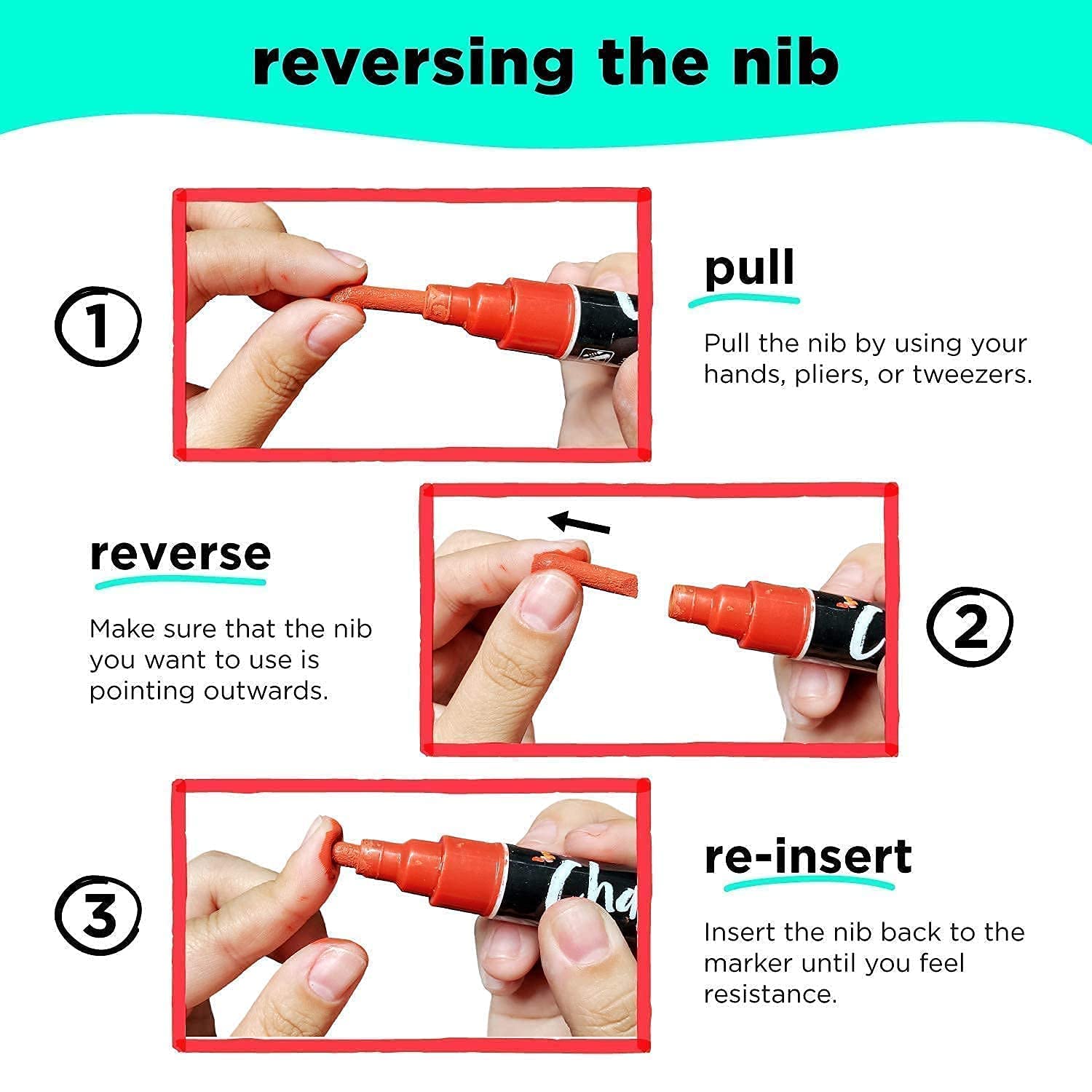 Chalk Artist Bundle- 5 White + 5 Black Chalk Markers Chalkola