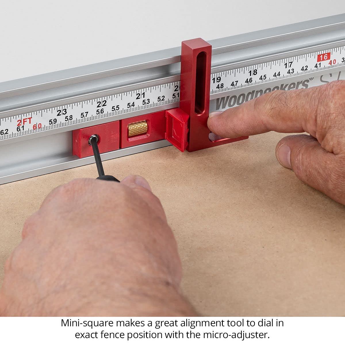 Woodpeckers StealthStop Miter Saw Fence & Stop System, 4' Combination Kit Left, Precision Woodworking Accessories Woodpeckers