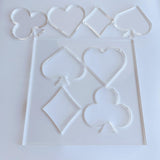 Card Suits Router Template, Router Inlay Template, Router Jig, Woodworking Template, Craft Template Phocaea