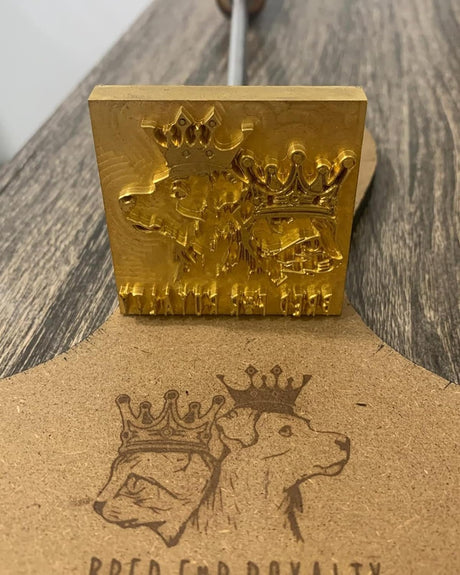 Custom Branding Iron for Wood - Personalised Logo Stamp by Arokimi (1.5"x1.5") Arokimi
