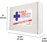 OSHA & ANSI First Aid Kit Refill/Upgrade, 50 Person, 208 Pieces, ANSI 2021 Class B - Includes Splint, Tourniquet, Tools, Single dose and More: Fill Urgent First Aid