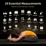 Scale for Body Weight, RunSTAR 8 Electrodes High Accurate Rechargeable Composition Analyzer with BMR Index Body Fat Digital Scale Composition Muscle runstar