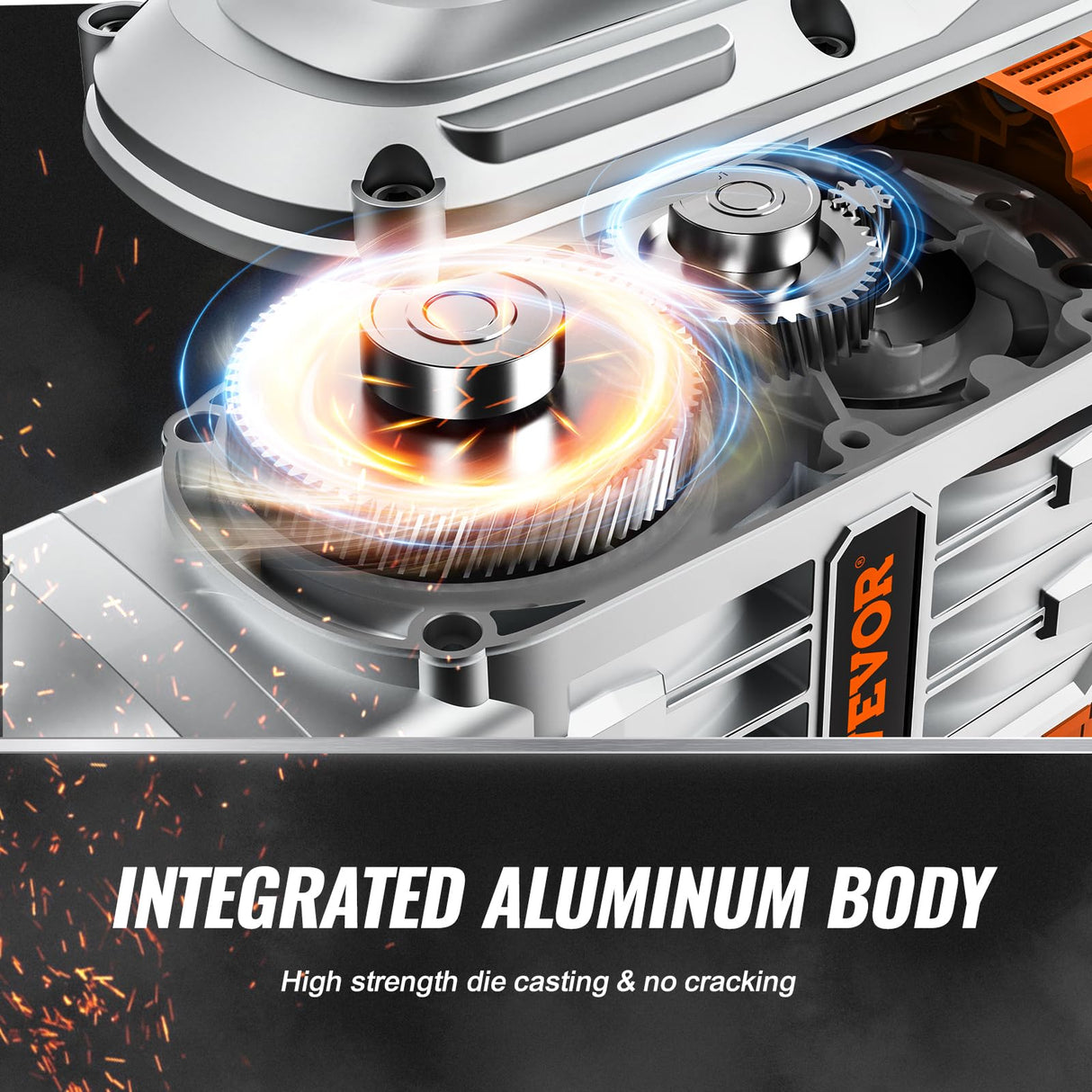 VEVOR Demolition Jack Hammer, MAX 3500W Jack Hammer Concrete Breaker, 1900 BPM Heavy Duty Electric Jack Hammer, 2pcs Chisel with Gloves & 360°C VEVOR