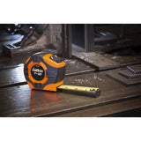 Crescent Lufkin 3/4" x 12' P1000 Series Hi-Viz® Orange Engineer's Yellow Clad A4 Blade Power Return Tape Measure - PHV1312DN Lufkin