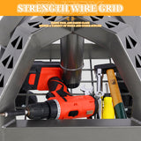 Tandagy Shop Stools with Wheels 360° Swivel Rolling Shop Stool Adjustable Height Mechanic Stool 300 LBS Capacity Garage Stool on Wheels Heavy-Duty Tandagy