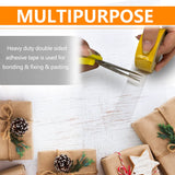 Birllaid Double Sided Tape Heavy Duty for Crafts,Thin Two Sided Tape with Removable Acrylic Clear Adhesive,Super Strong Tape 1Inch x 50 Feet for Arts Birllaid