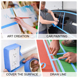 EFOK Blue Painters Tape 1 Inch Bulk - Paint Tape 20 Rolls x 1 Inch x 55 Yards - Painter's Tape Blue Masking Tape for Walls Painting Packing EFOK