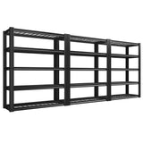 REIBII 72''H Garage Shelving Heavy Duty Garage Storage Shelves 2000LBS Heavy Duty Shelving Adjustable 5 Tier Metal Shelves for Storage Rack,Garage REIBII
