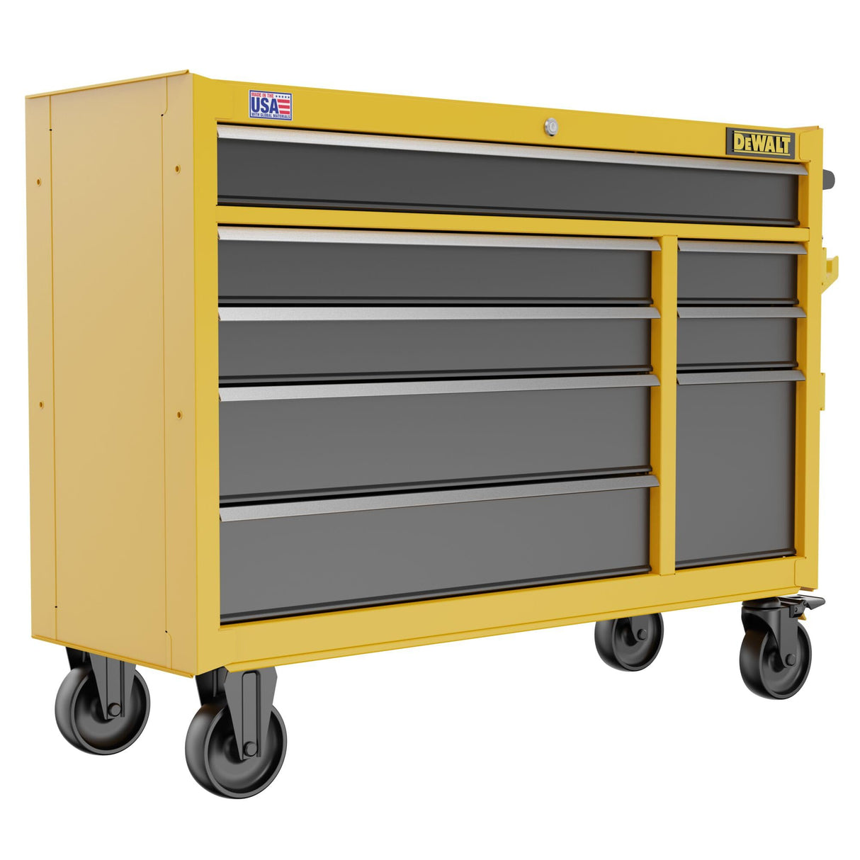 DEWALT Rolling Tool Chest with 8 Drawers, 52 Inch, 100lb Drawer Capacity, DEWALT Workshop Storage System Compatible (DWST52082) DEWALT
