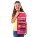 GirlZone Arts and Crafts Fruit Scented Markers and Pencil Case For Girls, Great Gifts For Girls GirlZone