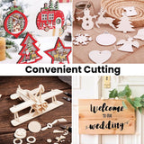 DIYDEC 12 Pack Basswood Sheets 12x 12 x 1/10 Inch Thin Plywood Wood Sheets Unfinished Wood Squares Boards Balsa Wood Sheets for Crafts Architectural DIYDEC