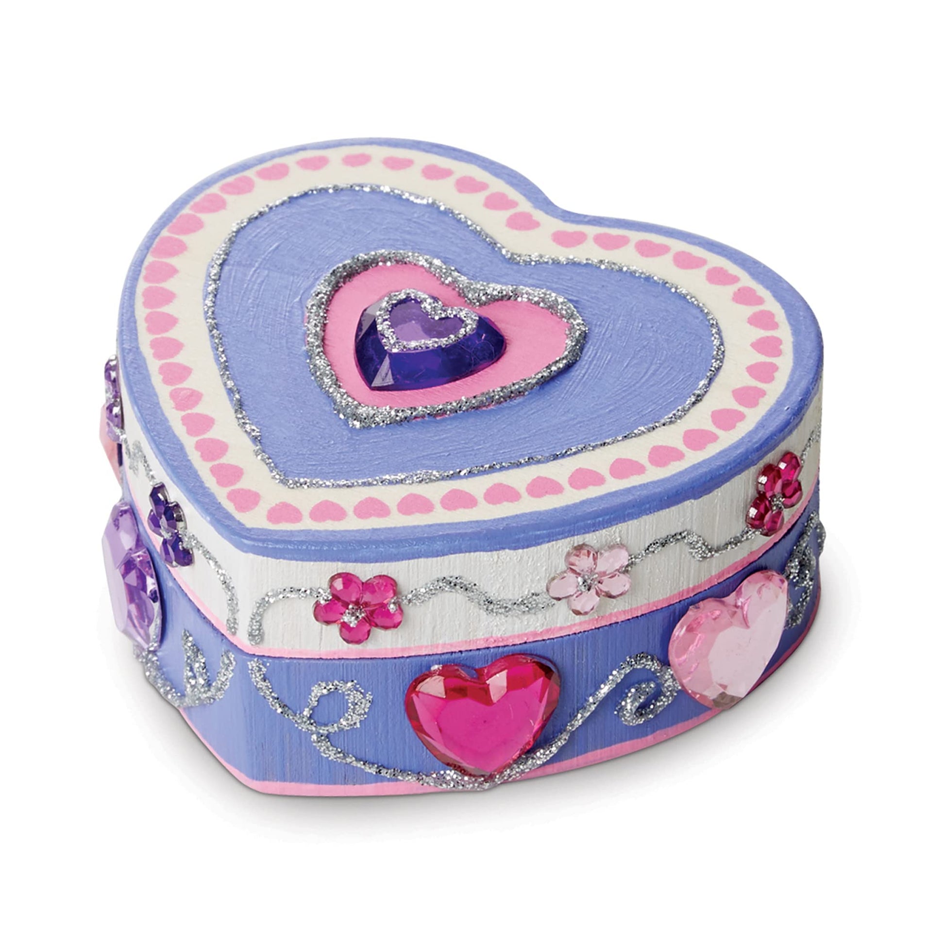 Melissa & Doug Created by Me! Heart Box Wooden Craft Kit - WoodArtSupply