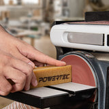 POWERTEC 71002-P2 Abrasive Cleaning Stick for Sanding Belts & Discs | Natural Rubber Eraser - Woodworking Shop Tools for Sanding Perfection, 2PK POWERTEC