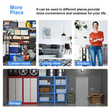 BESTOFFICE FURNITURE Large Heavy Duty Metal Wire Shelving Height Adjustable Commercial Grade Utility Steel Storage Rack on 4” Casters 6000 LBS BestOffice