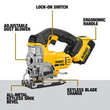 DEWALT 20V MAX Jig Saw, Cordless (DCS331M1) DEWALT