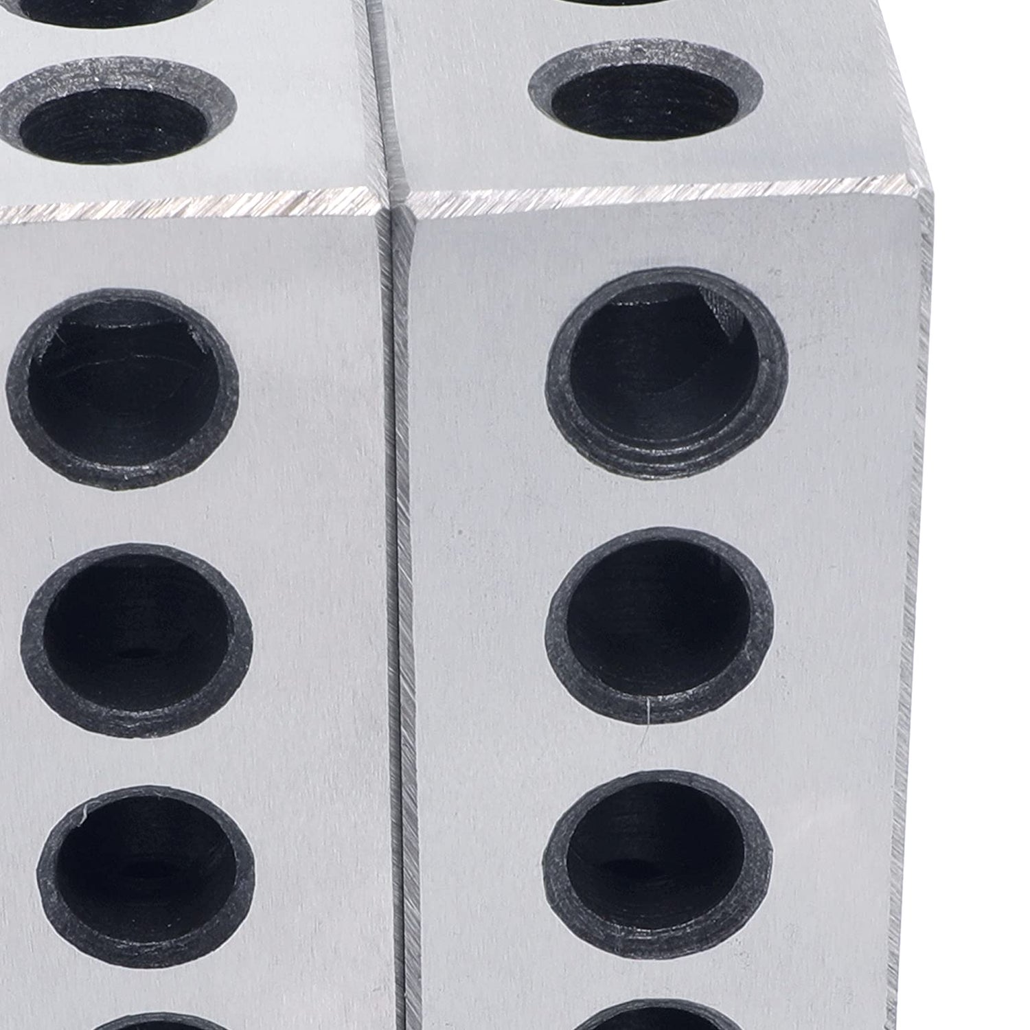 LLDSIMEX Pair 1" x 2" x 3" Precision Steel 1-2-3 Blocks 23 Holes LLDSIMEX