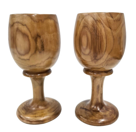 collectiblesBuy Vintage Wooden Wine Goblet Handmade Wood Toasting Glass Kitchen & Bar Accessories Wooden Glasses Set Of 2 for toast collectiblesBuy
