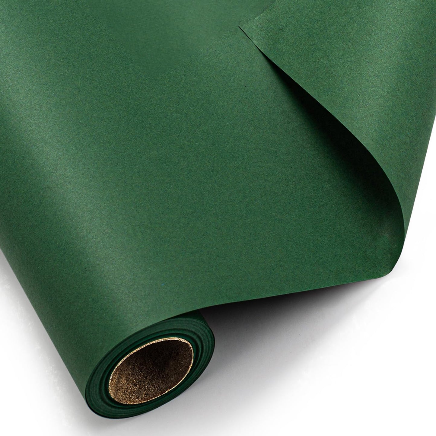 Burymento Green Kraft Wrapping Paper Roll,Durable Soild Color Kraft Paper Gift Wrap for Baby Shower Bridal Shower St. Patrick's Day Birthdays - WoodArtSupply