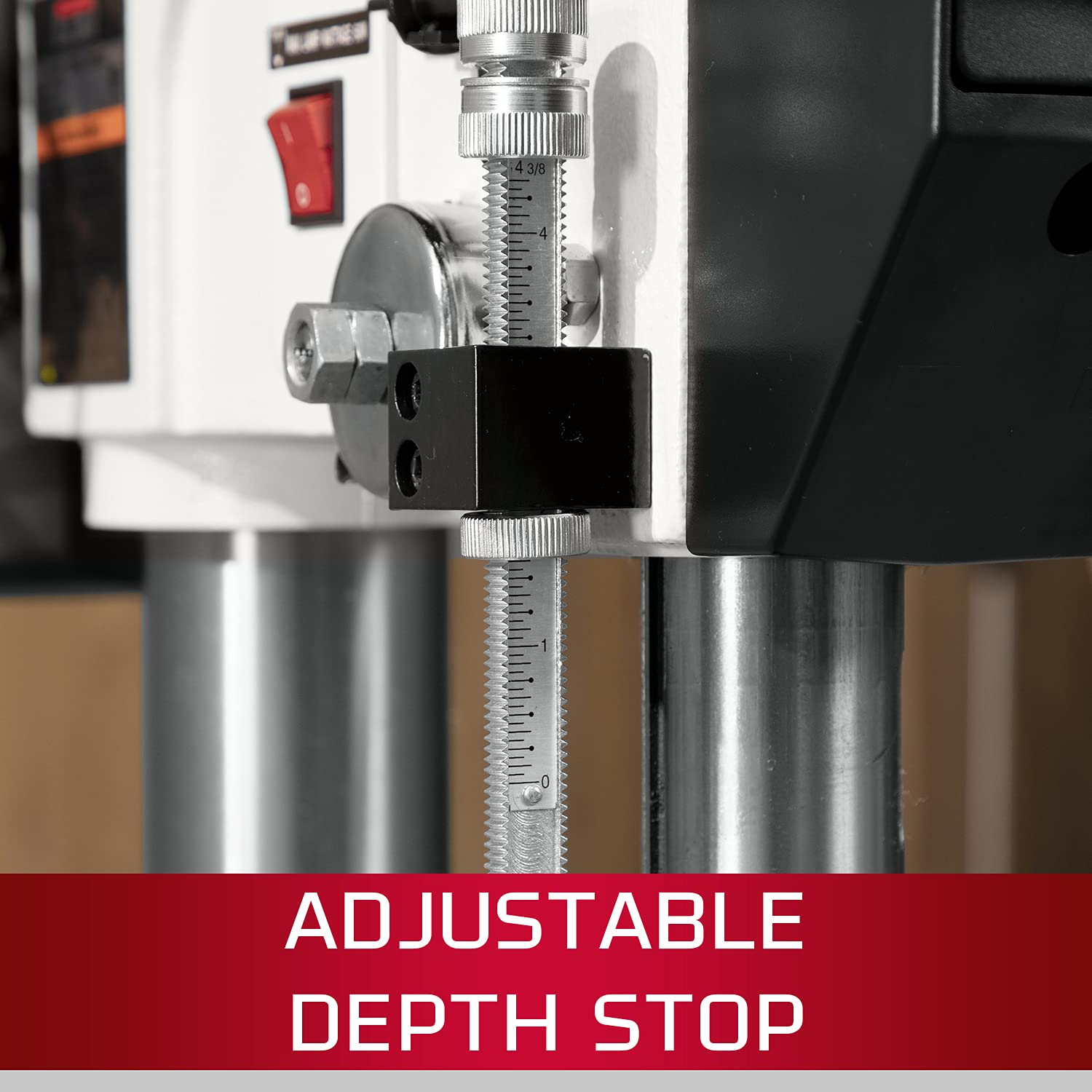 JET 17-Inch Floor Drill Press, 3/4 HP, 1Ph 115V (Model JDP-17MF) Jet