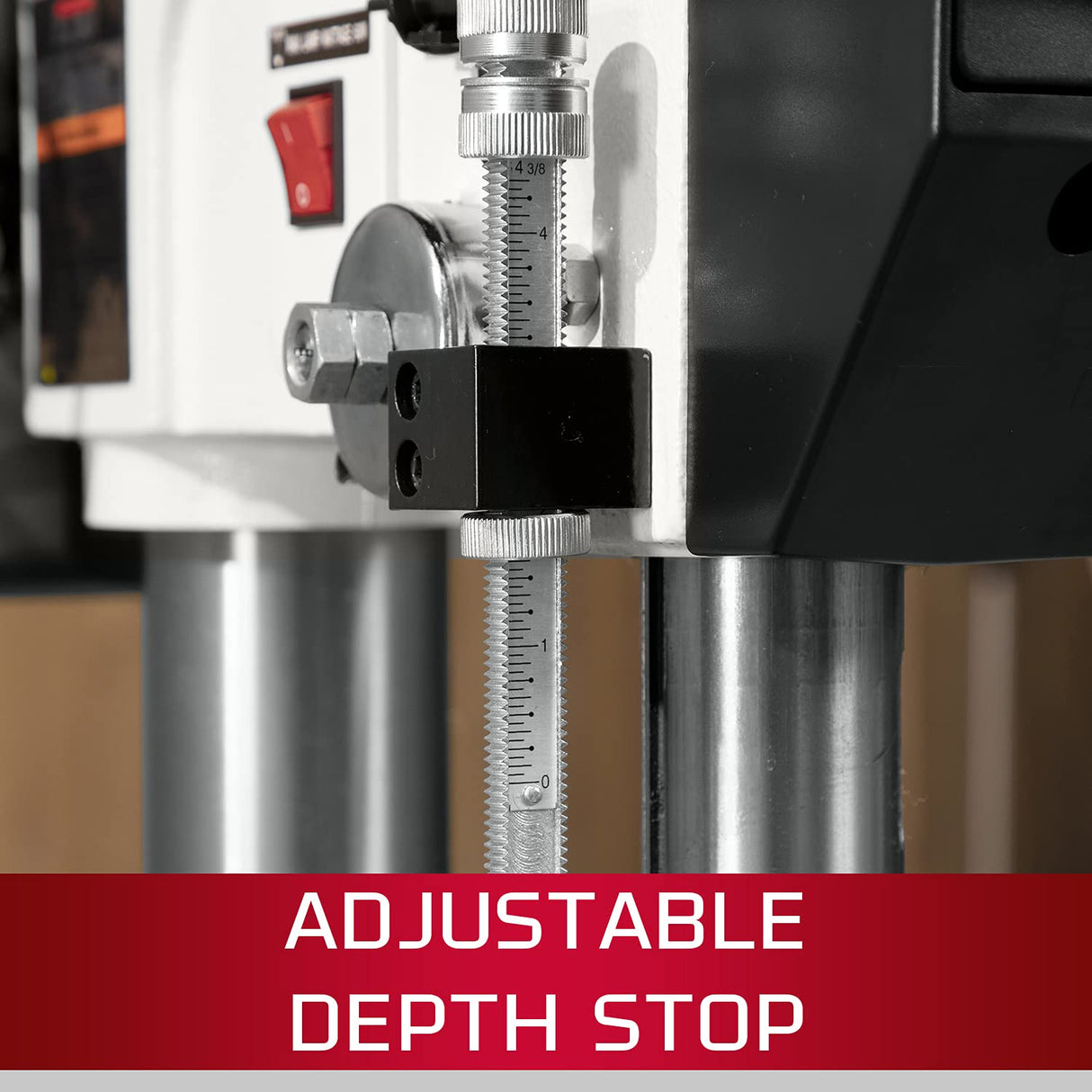 JET 17-Inch Floor Drill Press, 3/4 HP, 1Ph 115V (Model JDP-17MF) Jet