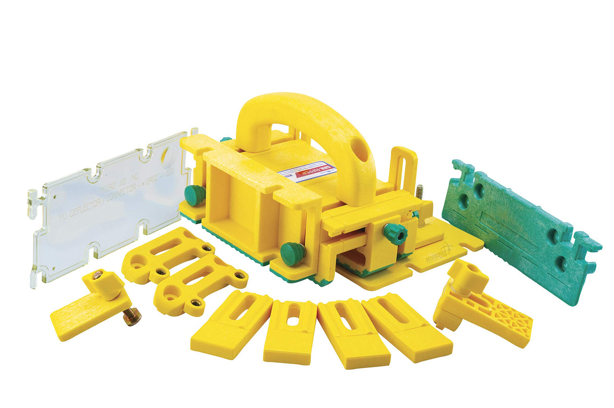 MICROJIG GRR-Ripper GR-281 Complete 3D Pushblock System, Yellow MICRO JIG