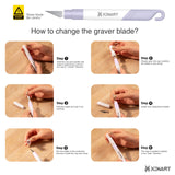 Xinart Weeding Tools Set for Vinyl Craft Knife/Weeder/Scraper/Spatula/Tweezers/Scissors Basic Weed Removal Tool Kit Weeding Cardstock XINART