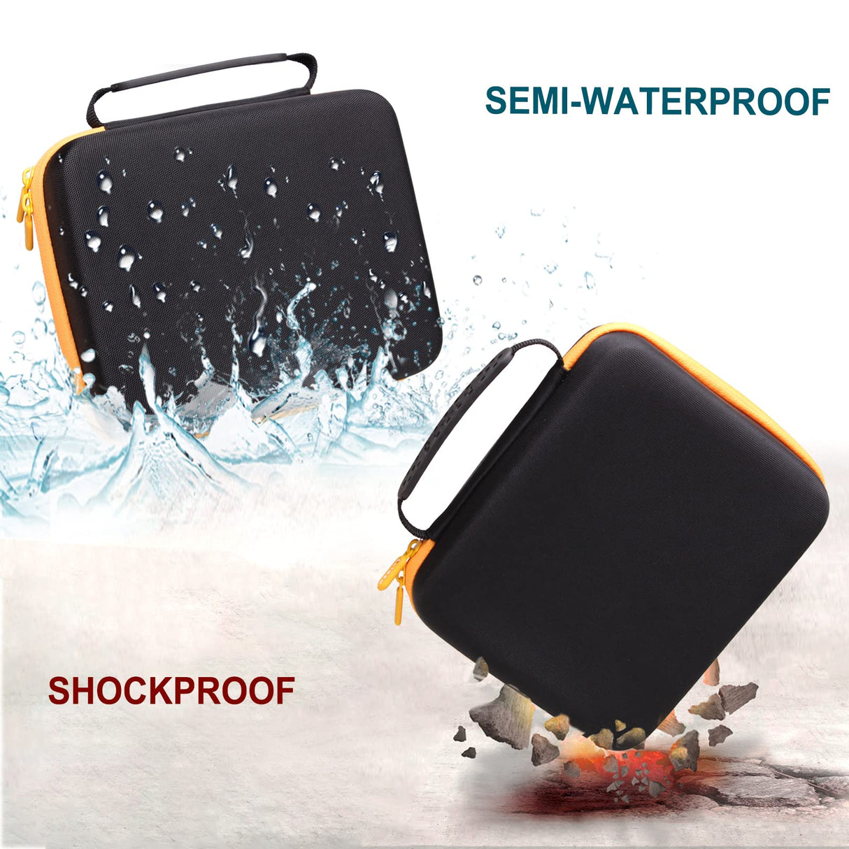 LTGEM Hard Case for DEWALT DCW600B 20V Max XR Cordless Router & DEWALT DWP611 Router - Travel Protective Carrying Storage Bag L LTGEM