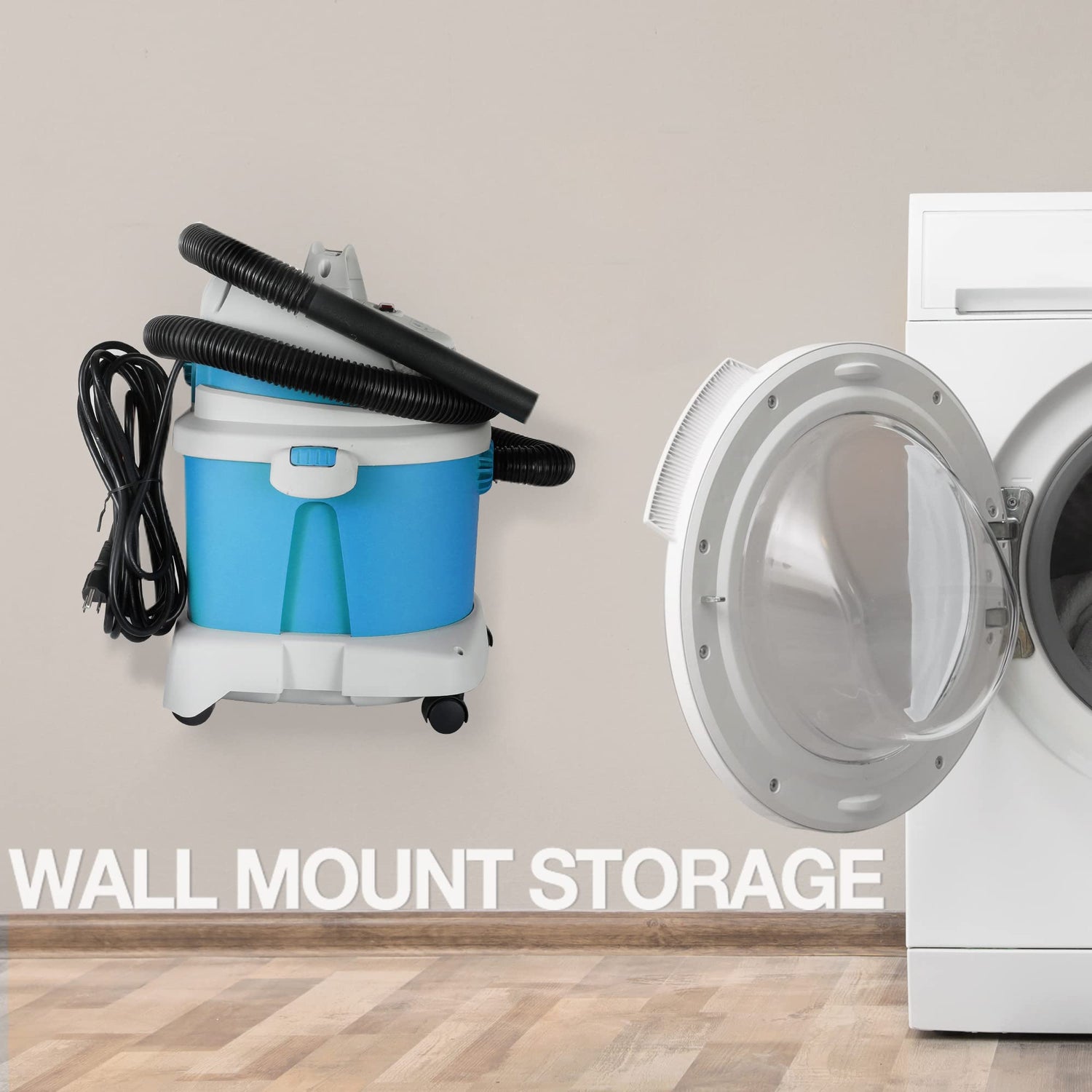 Shop-Vac 1.5 Gallon 2.0 Peak HP All Around EZ Wet/Dry Vacuum, Portable Compact Shop Vacuum, 3 in 1 Function with Wall Bracket & Multifunctional Shop-Vac