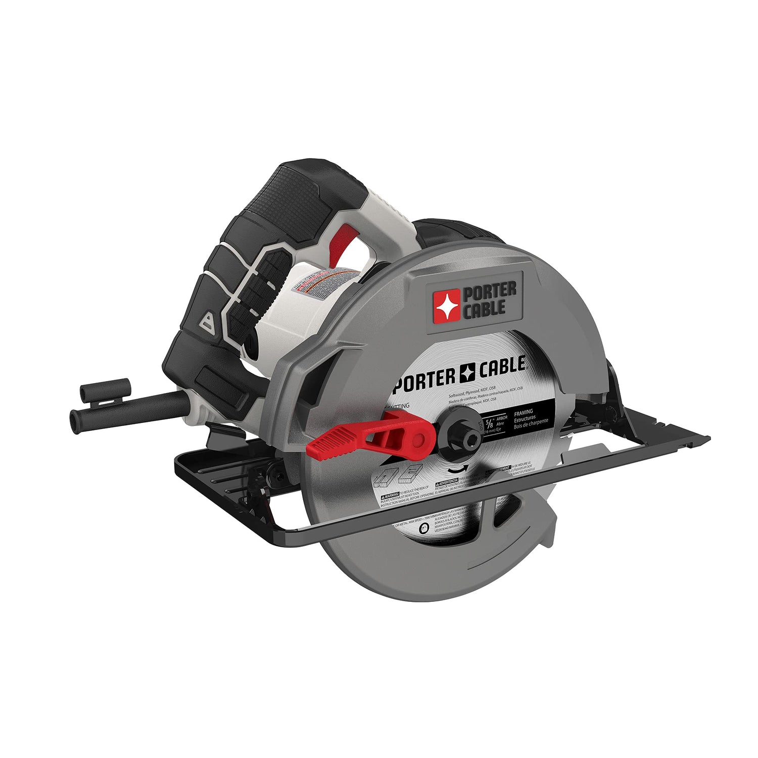 PORTER-CABLE 7-1/4-Inch Circular Saw, Heavy Duty Steel Shoe, 15-Amp (PCE300) PORTER-CABLE