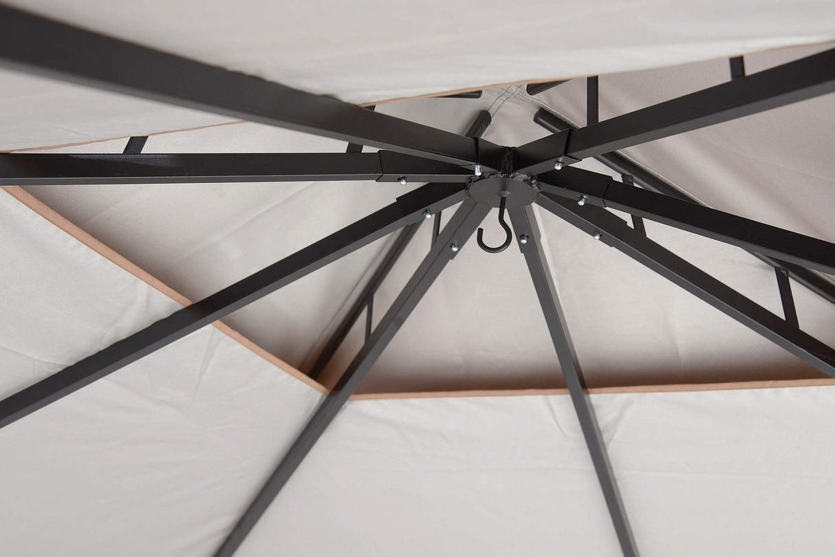 ShelterLogic 24011 Redwood Gazebo – 11 ft. x 11 ft., Bronze Arrow Storage Products