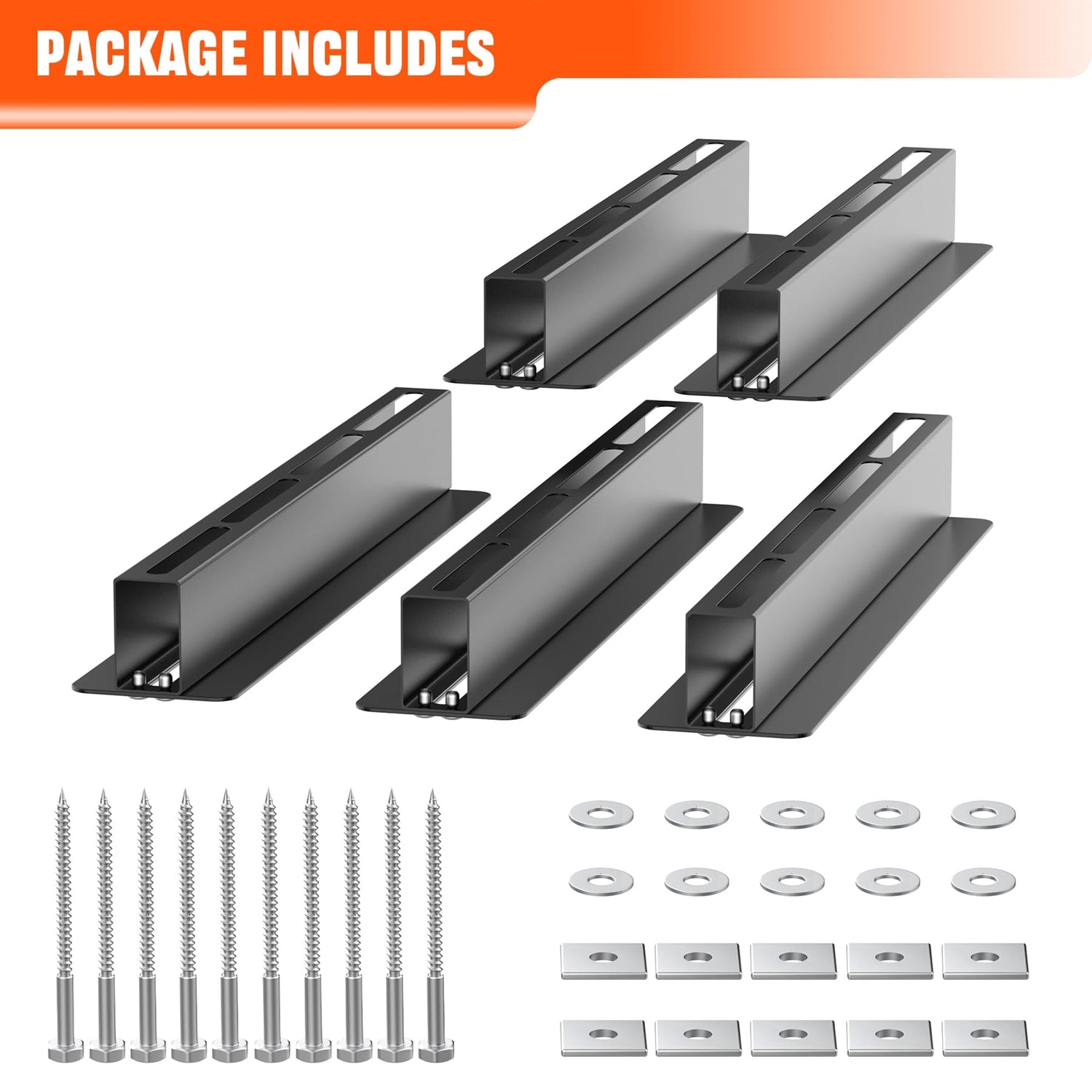 TORACK Garage Ceiling Bin Storage Rack, Overhead Tote Storage Rail System Heavy Duty Adjustable Tote Slide Garage Storage System(for 4 Bins, Bins are TORACK