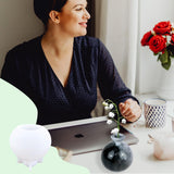 XYQHOAC Resin Vase Mold Round Vase Epoxy Resin Molds Silicone Casting Moulds for DIY Dried Flower Container Plant Propagation Station Makeup Brushes XYQHOAC