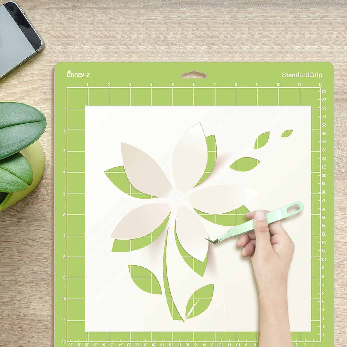 Craft Vinyl Weeding Tools Set,Precision Tool Kit for Crafting and DIYs, Scissor,Tweezers,Weeders,Scraper,Spatula,Scoring Stylus Pen for corey-z