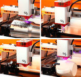 Roly LaserMATIC Mk2 30W Laser Engraver with Integrated Enclosure, Rotary, Air Assist, Honeycomb Panel and Camera Included, Laser Engraver for Wood, Roly