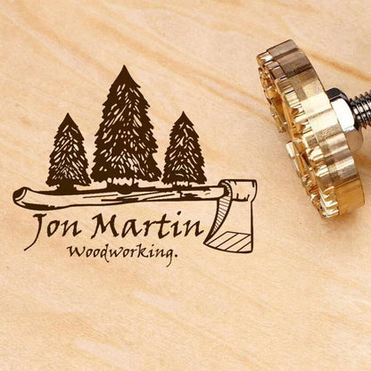 Branding Iron for Wood Custom Branding Iron Wood Leather Stamp for Woodworking Wedding Gift,Handcrafted by Design BBQ Bread Making (1"x1")