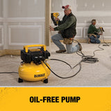 DEWALT Pancake Air Compressor, 6 Gallon, 165 PSI (DWFP55126),Multi DEWALT