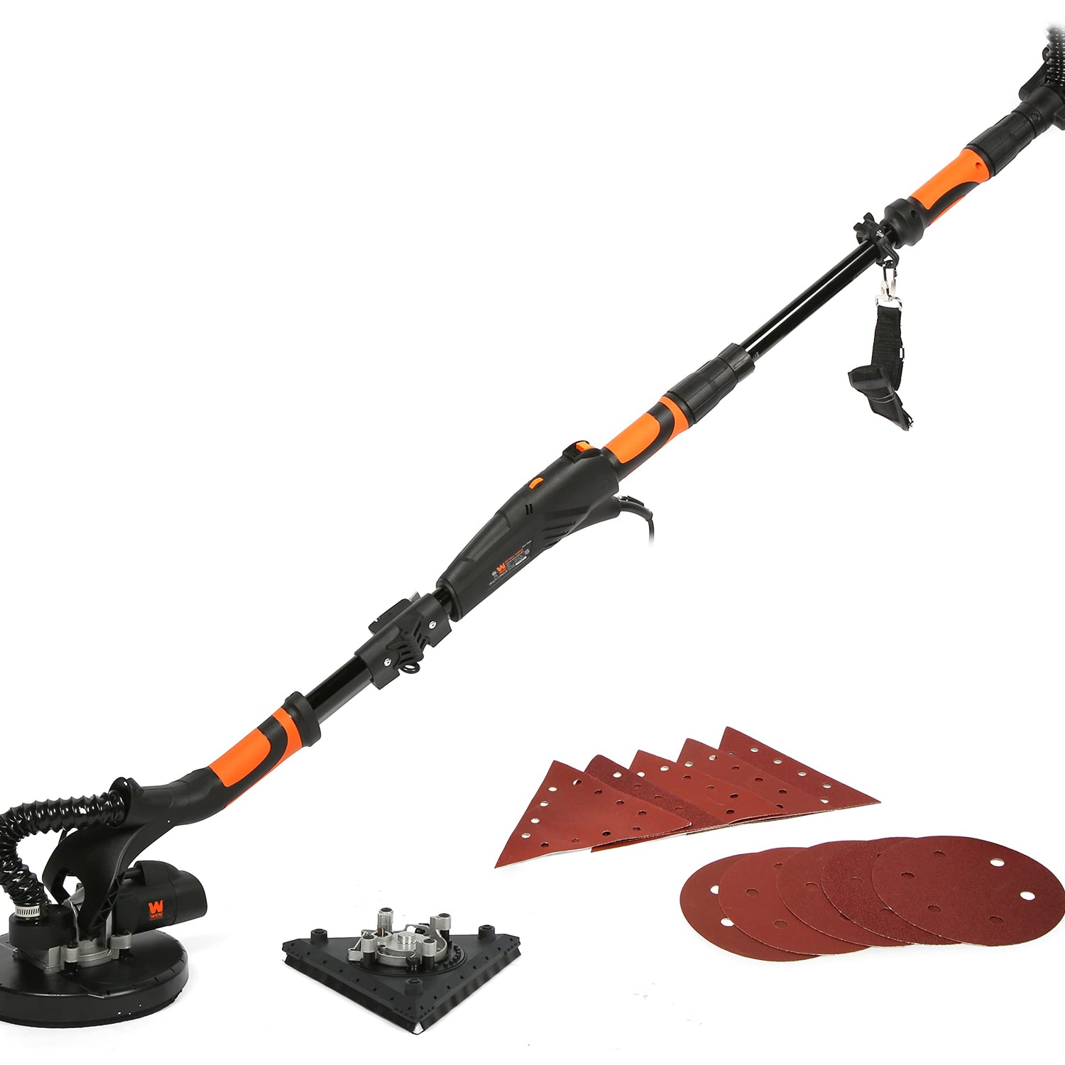 WEN DW5084 5-Amp 2-in-1 Variable Speed Dual-Head Drywall Sander with 15-Foot Dust Hose , Black WEN