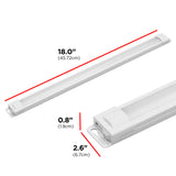 UltraPro 18 inch Plug-in Linkable Under Cabinet Lights, High/Low/Off, Warm White Light (2700K), LED Under Cabinet Lighting, Under Counter Lights for UltraPro