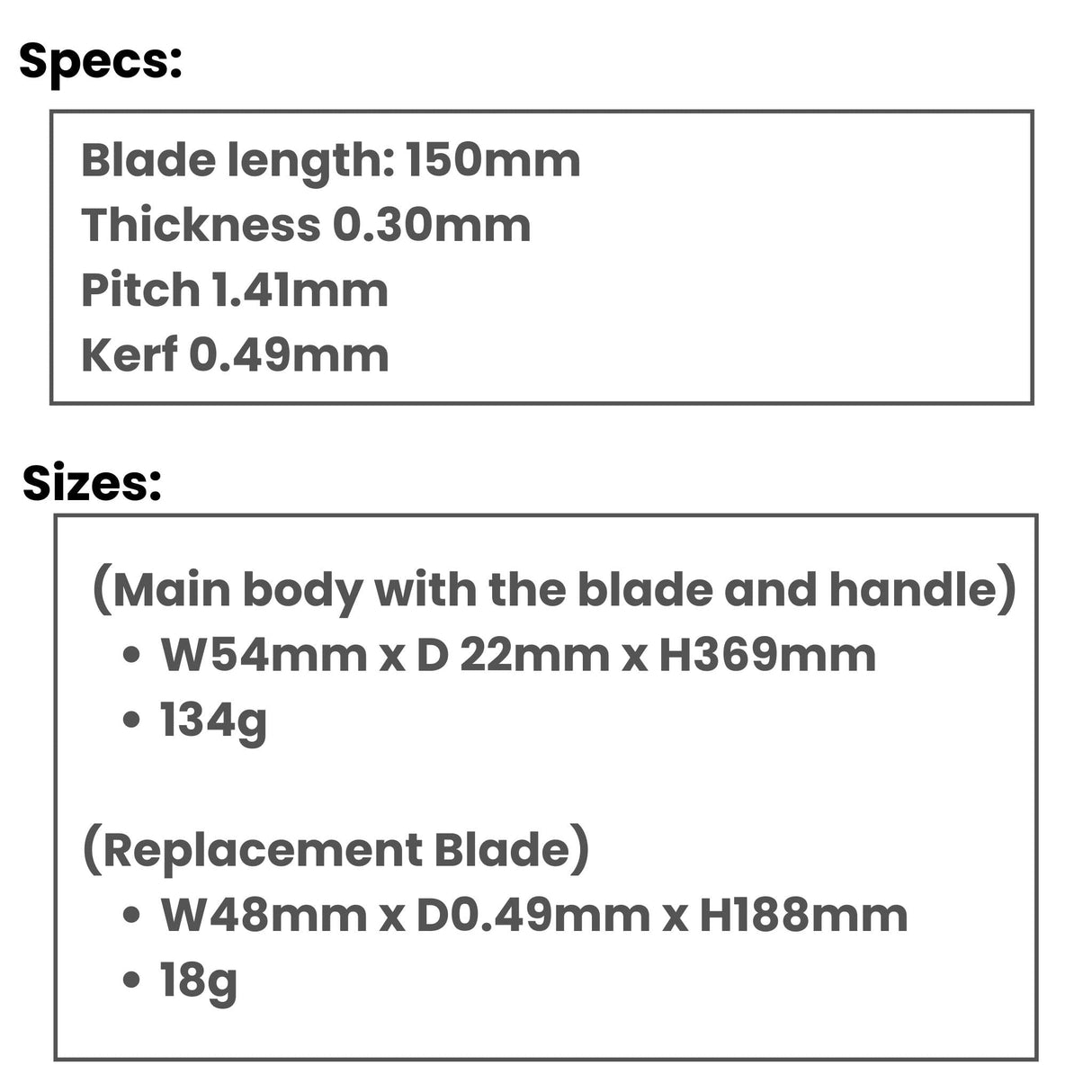 Z-saw Dozuki Piercing 150, Mini Panel Saw New Model with Resin Handle, English Replacement Manual Included, Japanese Hand Saw (Replacement Blade) Z-saw