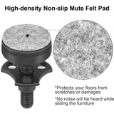 Heavy Duty Furniture Levelers 3/8''-16 Thread w/ T-Nut Kit Furniture Leveling Feet Adjustable Furniture Levelers for Sanchamy