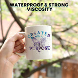 Tintnut Permanent Vinyl - 12 Sheets 12"x10", Marble Permanent Adhesive Vinyl Sheets, Watercolor Gold Pattern Self Sticker Waterproof Vinyl Compatible Tintnut